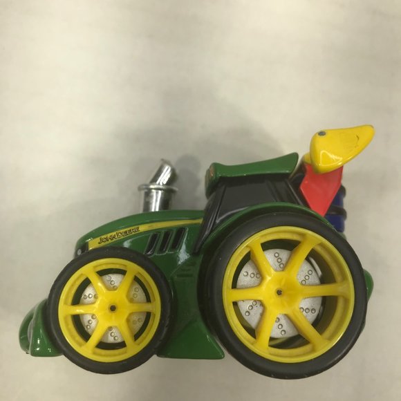 John Deere Toys Lot Of 3 John Deere Tractors Preowned Large One